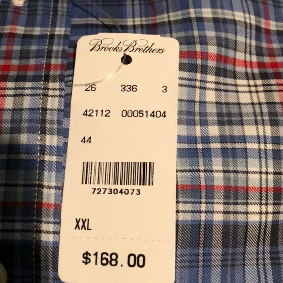 NWT Brooks Brothers Men’s Button Down Shirt – Size XXL - Picture 4 of 6